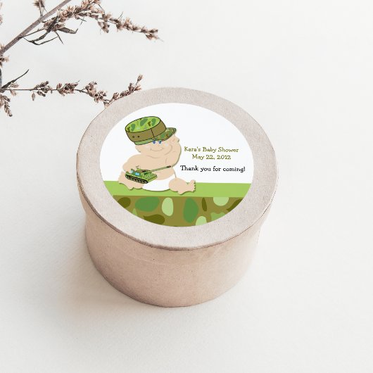 Heereswache Camoflauge Baby Shower Fevor Sticker