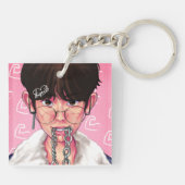 Heeseung Acrylic Schlüsselanhänger (Rückseite)