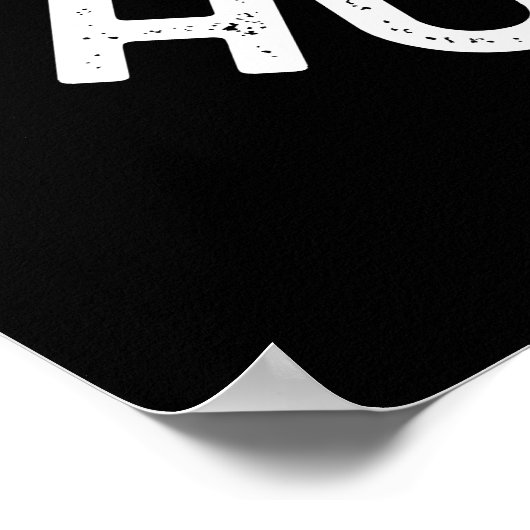 Hefe Hefe Hurray Funny Bread Puns Dark BG Poster (Ecke)