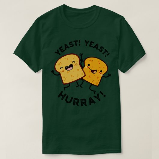 Hefe-Hefe Hurray Funny Broad Puns 1 T-Shirt (Design vorne)