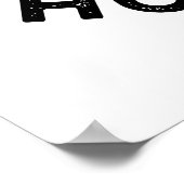 Hefe Hefe Hurray Funny Broad Puns Poster (Ecke)