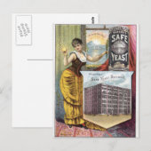 Hefe Postkarte (Vorne/Hinten)