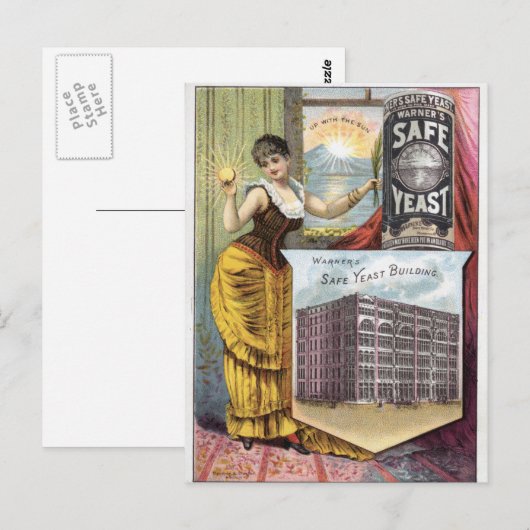 Hefe Postkarte (Vorne/Hinten)