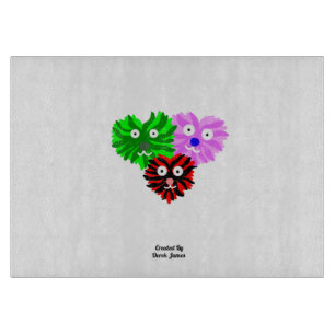 Heft Fuzzies Glas Cutting Board Schneidebrett