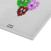 Heft Fuzzies Glas Cutting Board Schneidebrett (Ecke)
