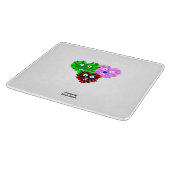 Heft Fuzzies Glas Cutting Board Schneidebrett (Ecke)