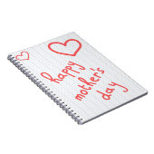 Heft "Happy Mother's Day" Notizblock (Rechte Seite)