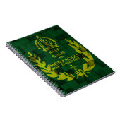 Heft Keep Clam and Monarchie Parlamentarista Notizblock (Rechte Seite)