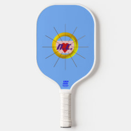 Heft Light Blue Modern Pickleball Paddle