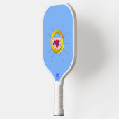 Heft Light Blue Modern Pickleball Paddle (Links)