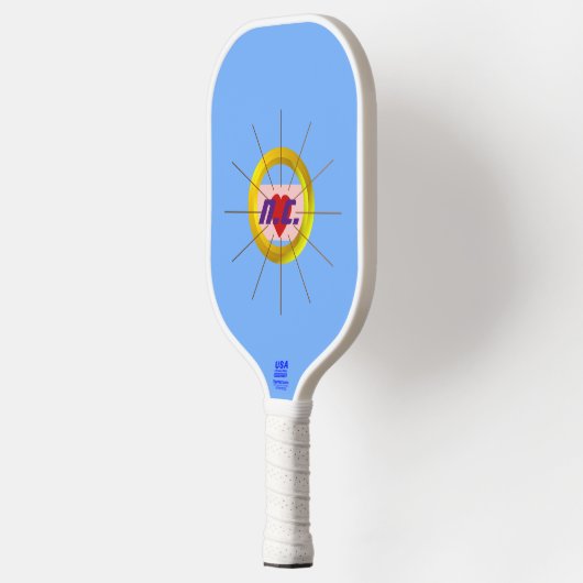 Heft Light Blue Modern Pickleball Paddle (Links)
