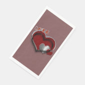 Heft Magic Rust Paper Napkin Gast Handtuch Serviette (Ecke)