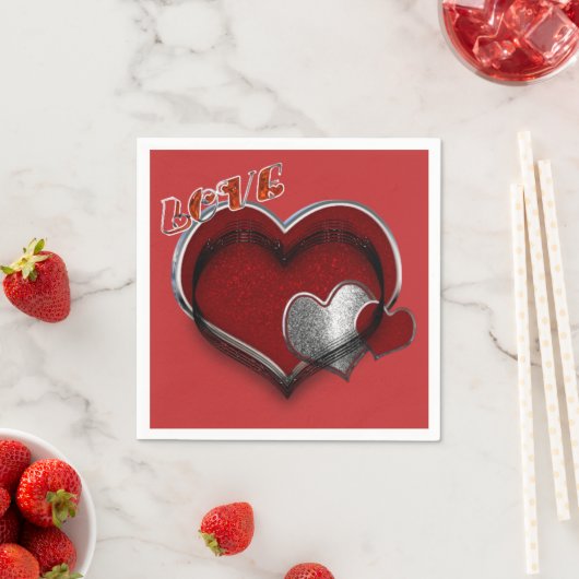 Heft Magic White Paper Napkin Standard Cocktail Serviette (Beispiel)