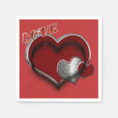 Heft Magic White Paper Napkin Standard Cocktail Serviette (Vorderseite)