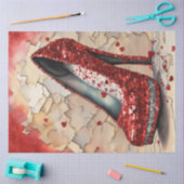 Heft Red High Heel Glamour Decoupage Papier (Basteln)