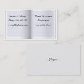 Heft Visitenkarte (Vorne/Hinten)