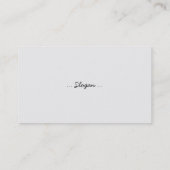 Heft Visitenkarte (Rückseite)