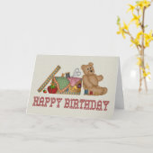 Hefter-Geburtstag Karte (Gelbe Blume)