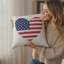Heftfahne USA Pillow
