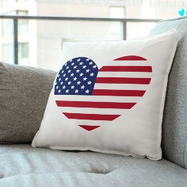 Heftfahne USA Pillow Kissen