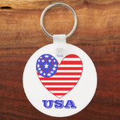Heftflag USA Schlüsselanhänger (Vorderseite)