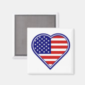 Heftgestalt American Flag Magnet 2 (Vorderseite/Rückseite)
