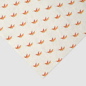 "Heftig ein" Kolibri-Druck Seidenpapier (Ausschnitt)