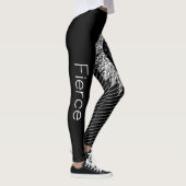 Heftig Löwe der LöweLeggins abgeschieden auf Leggings (Rechts)