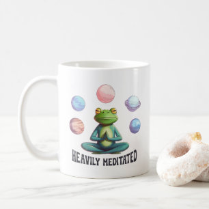 Heftig Meditierter Frog Yoga Playful Zen Kaffeetasse