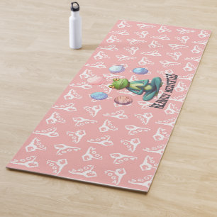 Heftig Meditierter Frog Yoga Playful Zen Yogamatte