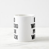 Heftige Arbeit im Gefängnis Kaffeetasse (Mittel)