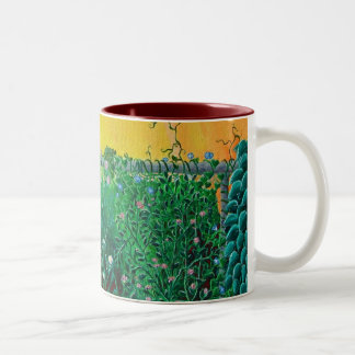 heftige Dschungel Kitty-Tasse neu Zweifarbige Tasse