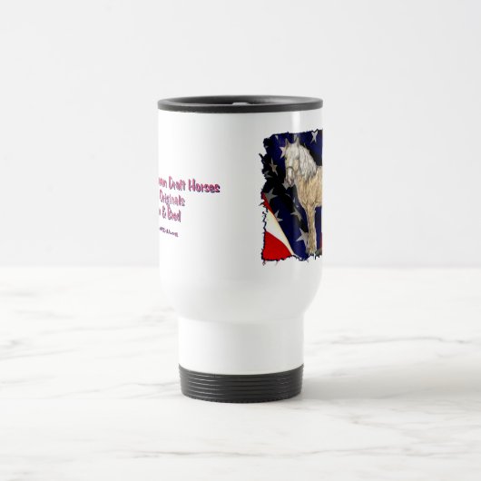 Heftige Flaggen-Creme-Tasse Reisebecher (Mittel)