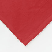 Heftige Fußball-personalisierte schwarze Fleecedecke (Ecke)