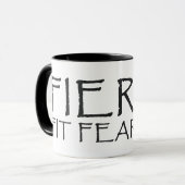 Heftige Kaffee-Tasse Tasse (Vorderseite Links)
