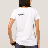 Heftige Katzen werden rau T-Shirt (Rückseite)