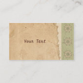 Heftige PapierVisitenkarte Visitenkarte (Rückseite)