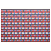 Heftige Ränder: Puerto- Ricoflagge Stoff (Fat Quarter (45,7 x 55,9 cm))