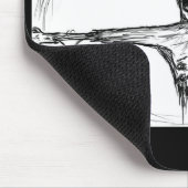 Heftige und ausgedehnte krankhafte Mausunterlage Mousepad (Ecke)