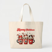 heftige Weihnachten Jumbo Stoffbeutel (Vorne)