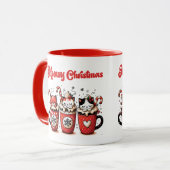 heftige Weihnachten Tasse (Vorderseite Links)