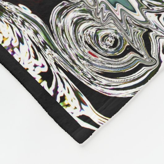 Heftige Yoga-Fleece-Decke des Krieger-2 durch Fleecedecke (Ecke)