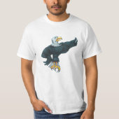 Heftiger Amerikaner Eagle T-Shirt (Vorderseite)