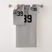 Heftiger Baseball Badhandtuch Set (Insitu)