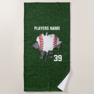 Heftiger Baseball Strandtuch