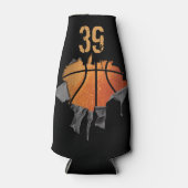Heftiger Basketball Flaschenkühler (Vorderseite)
