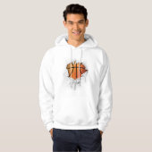 Heftiger Basketball Hoodie (Vorne ganz)
