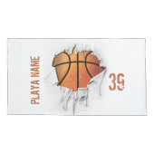 Heftiger Basketball Kissenbezug (Rückseite)