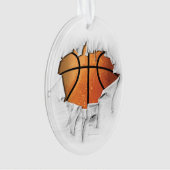 Heftiger Basketball Ornament (Vorderseite)