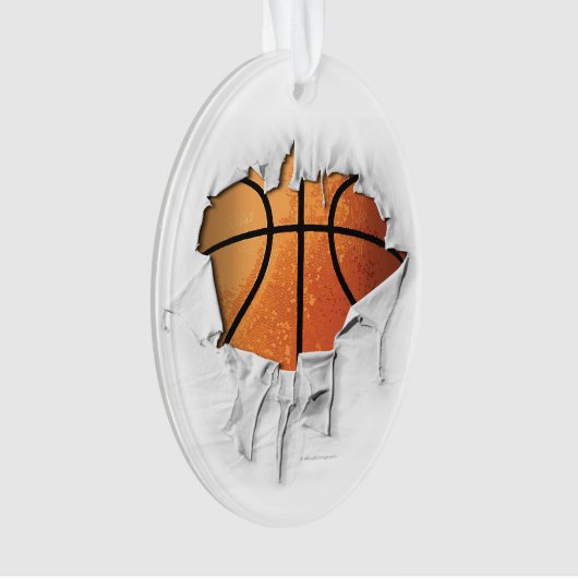 Heftiger Basketball Ornament (Vorderseite)